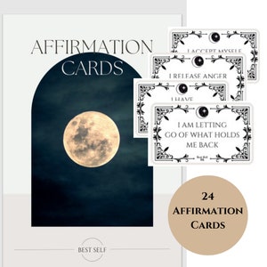 Affirmation Cards - Dark