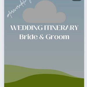 15+ Page Wedding Itinerary | Fully Editable on Canva