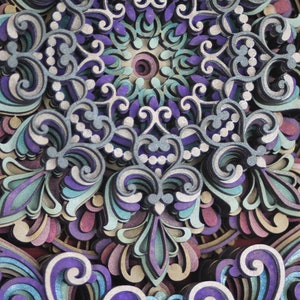 Flourish Mandala Wall Art (ready to hang)