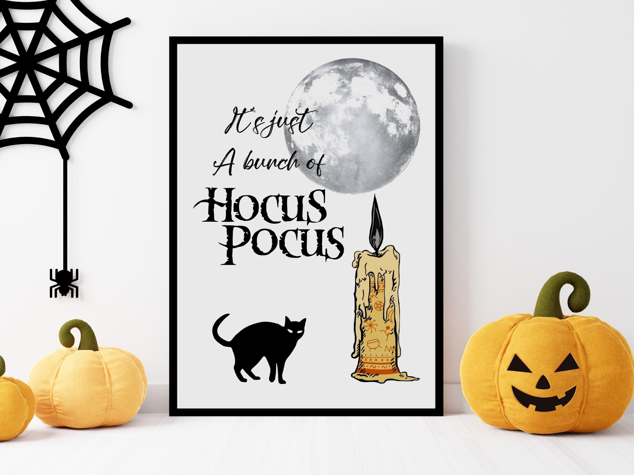 Hocus Pocus Posters Sanderson Sisters Prints Hocus Pocus Gift Halloween Art Witches Black Flame