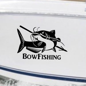 Bot Fishing Sticker, Boat Sticker, Boat Decal, Fishing Sticker, Fishing Decal, Fisher Man Sticker, Fisher Man Gift, Fishing Boat