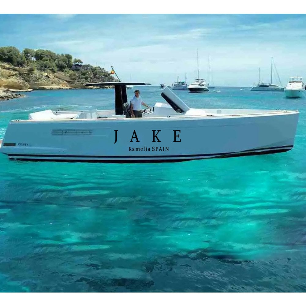 VulgrCo Boat Letters And Numbers Registration, 2 Custom Boat Numbers And Letters Stickers, Personalized Vinyl Decals For Jet Skis, Durable Marine Decals In Custom Sizes, Different Fonts And Colors - Foto 7