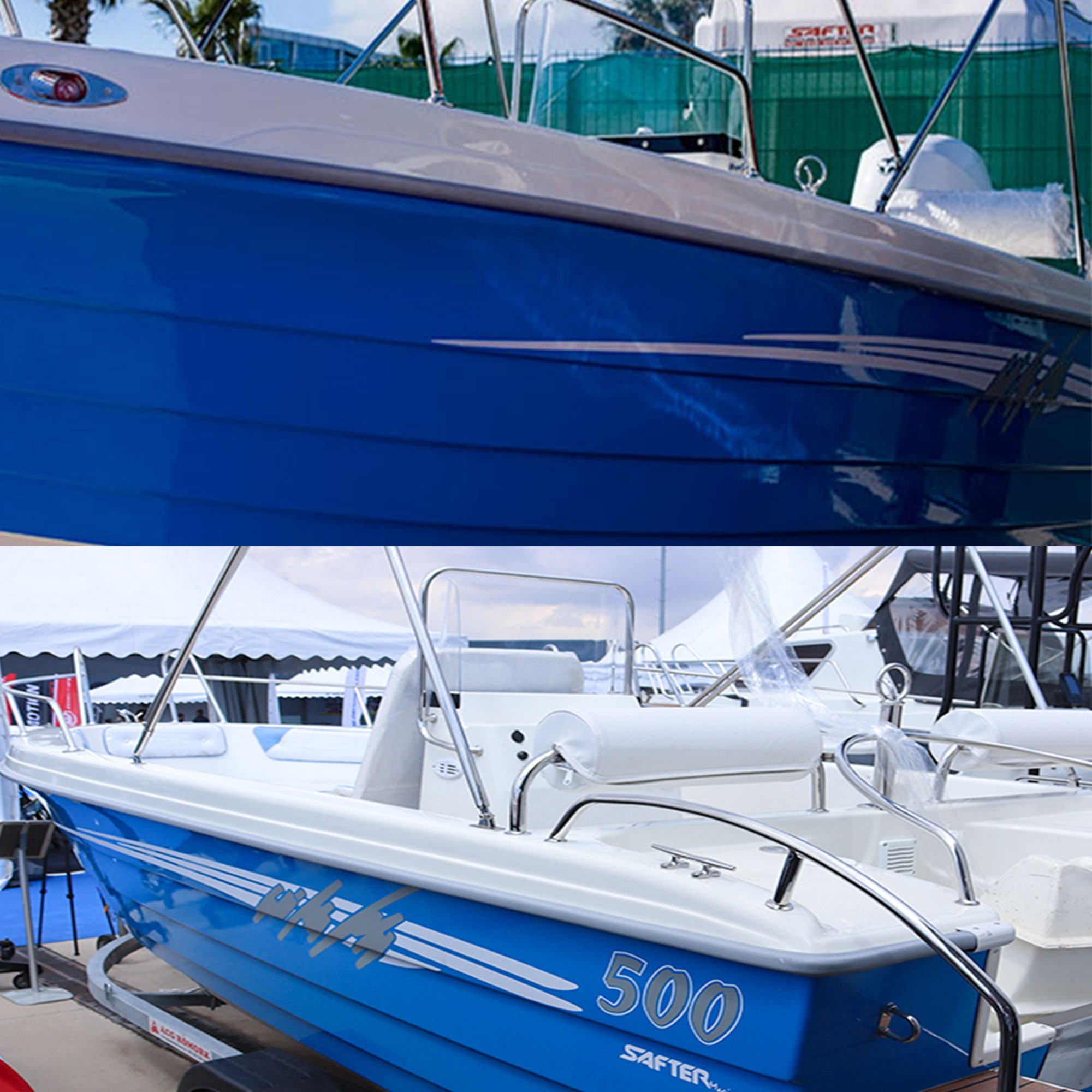 Two Color Line Boat Decal Vinyl Decal Boat Decal Sticker Etsy