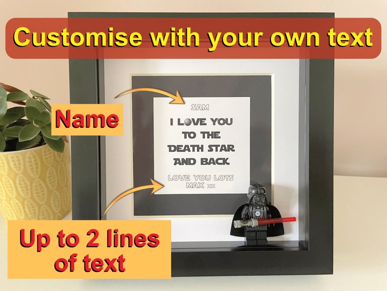 Personalised Wedding Gift Present Wedding Favours Favors Star Wars I Love You I Know Gift Present Personalised Princess Leia Han Solo Personalised-Darth V