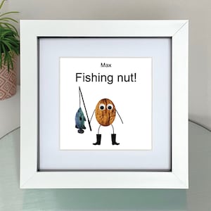 Personalisiertes Angeln Geschenk Personalisiertes Angler Geschenk Angeln Weihnachtsgeschenk Angeln Wichtel Geburtstagsgeschenk für Ihn Her Angeln Vater