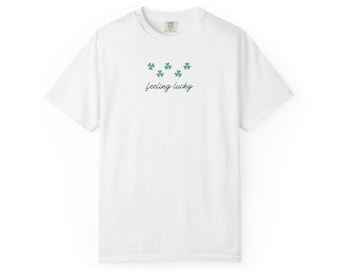 feeling lucky clovers T-shirt | St. Patrick's Day lucky shirt