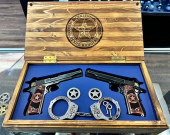 Colt 1911 Presentation Display Case for Colt / Ruger / Smith & Wesson