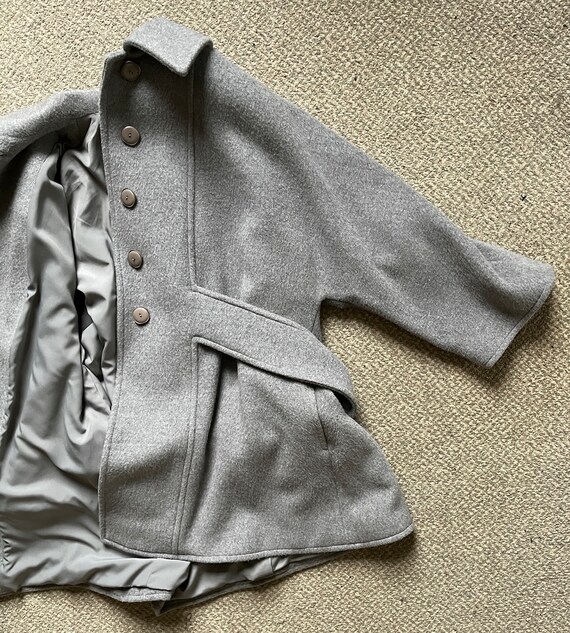 Valentino Boutique grey women’s loose coat jacket… - image 7
