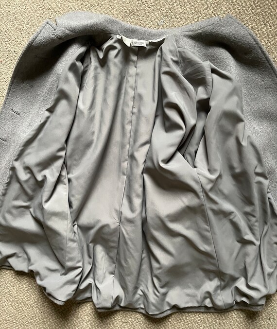 Valentino Boutique grey women’s loose coat jacket… - image 8