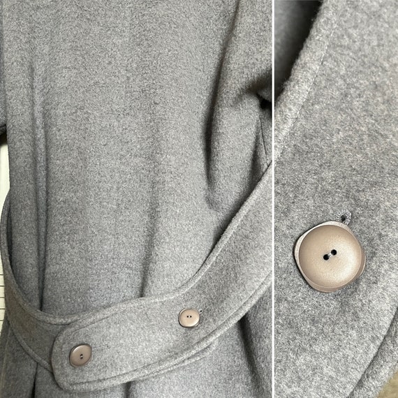 Valentino Boutique grey women’s loose coat jacket… - image 6