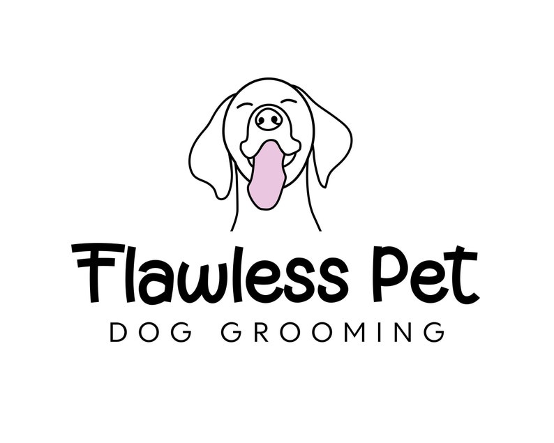 Dog Grooming Logo Dog Bakery Logo Premade Logo Dog Logo Etsy