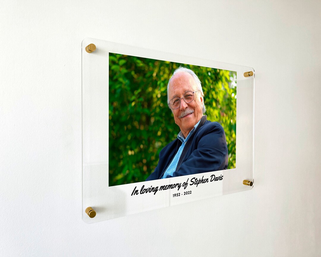 Acrylic Photo Wall Art, Picture Printed on Glass, Family Photo Print, Housewarming Wall Art