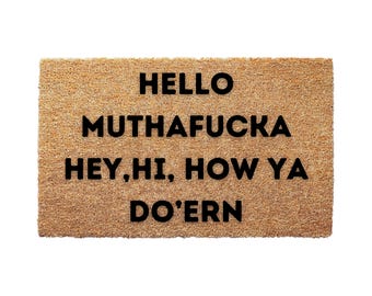 Doormat Hello Mat Gift Ideas - New Home Gift, Home Sweet Home, Modern Decoration, Welcome Rug
