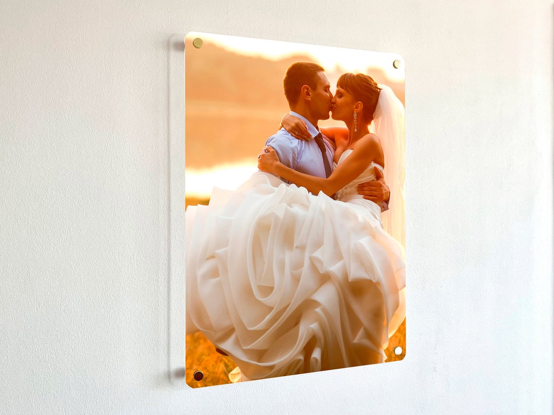 Personalized Acrylic Photo Wall Art, Picture Printed on Glass, Family Photo Print, Housewarming