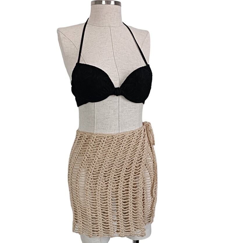 Crochet Summer Skirt, Beach Cover Up, Summer Wear image 7