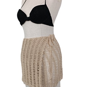 Crochet Summer Skirt, Beach Cover Up, Summer Wear image 3