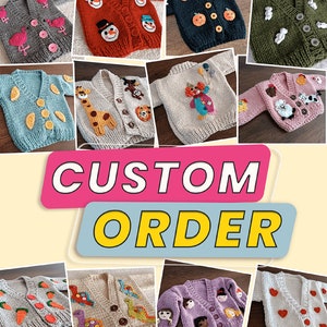 Custom Order Baby and Kids cardigans, Baby and Kids Clothes