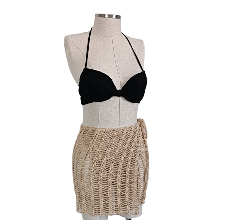 Crochet Summer Skirt, Beach Cover Up, Summer Wear image 4