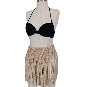Crochet Summer Skirt, Beach Cover Up, Summer Wear image 6