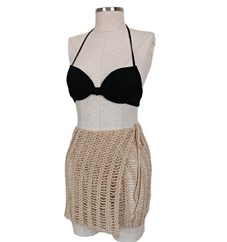 Crochet Summer Skirt, Beach Cover Up, Summer Wear image 6