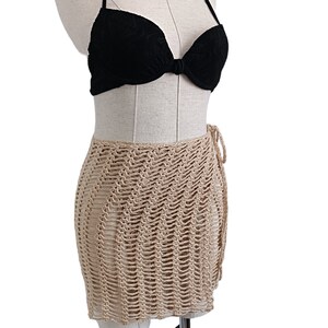 Crochet Summer Skirt, Beach Cover Up, Summer Wear image 2