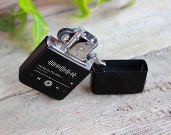 Personalized Song Code Lighter, Scannable Song Code Lighter