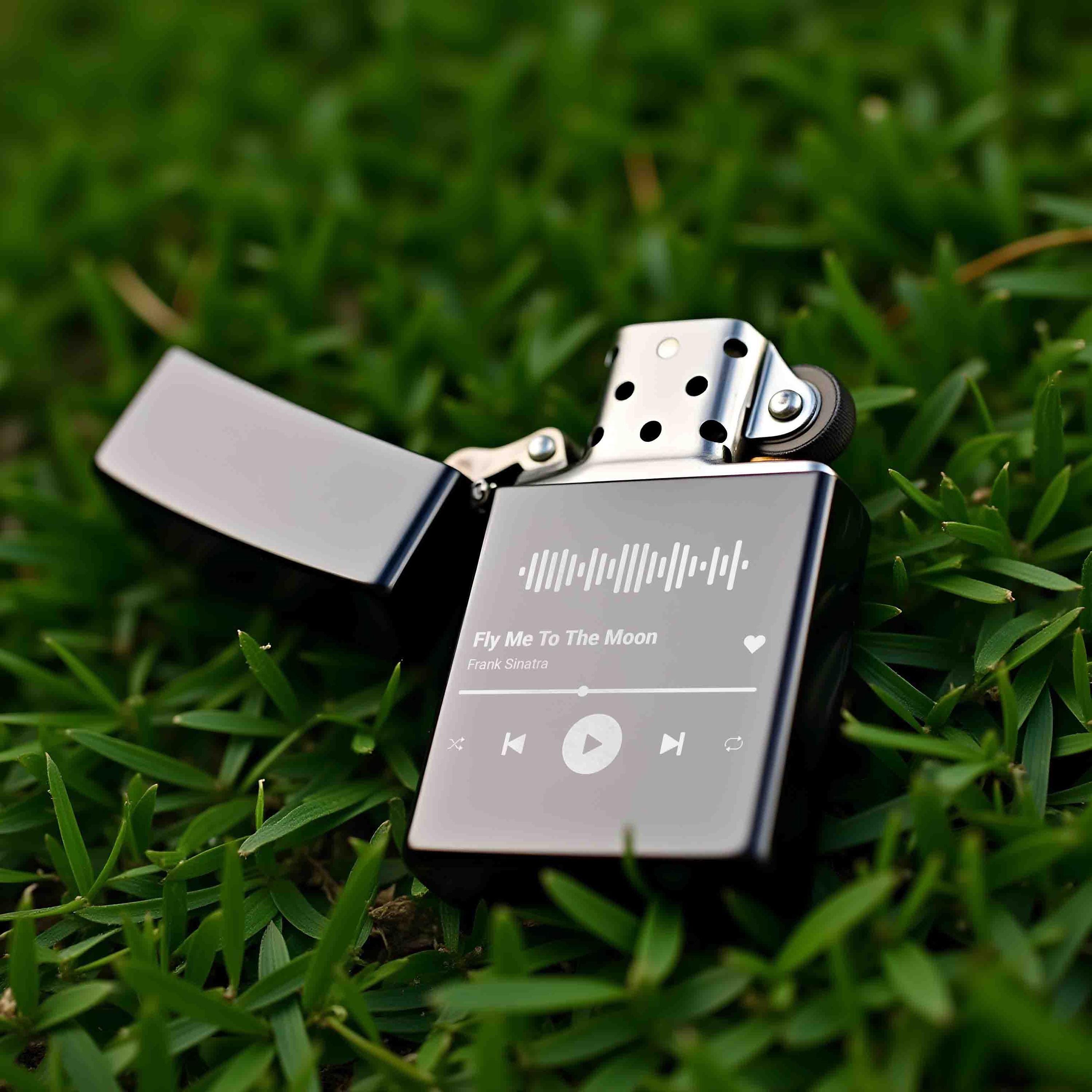 Personalized Song Code Lighter, Scannable Song Code Lighter