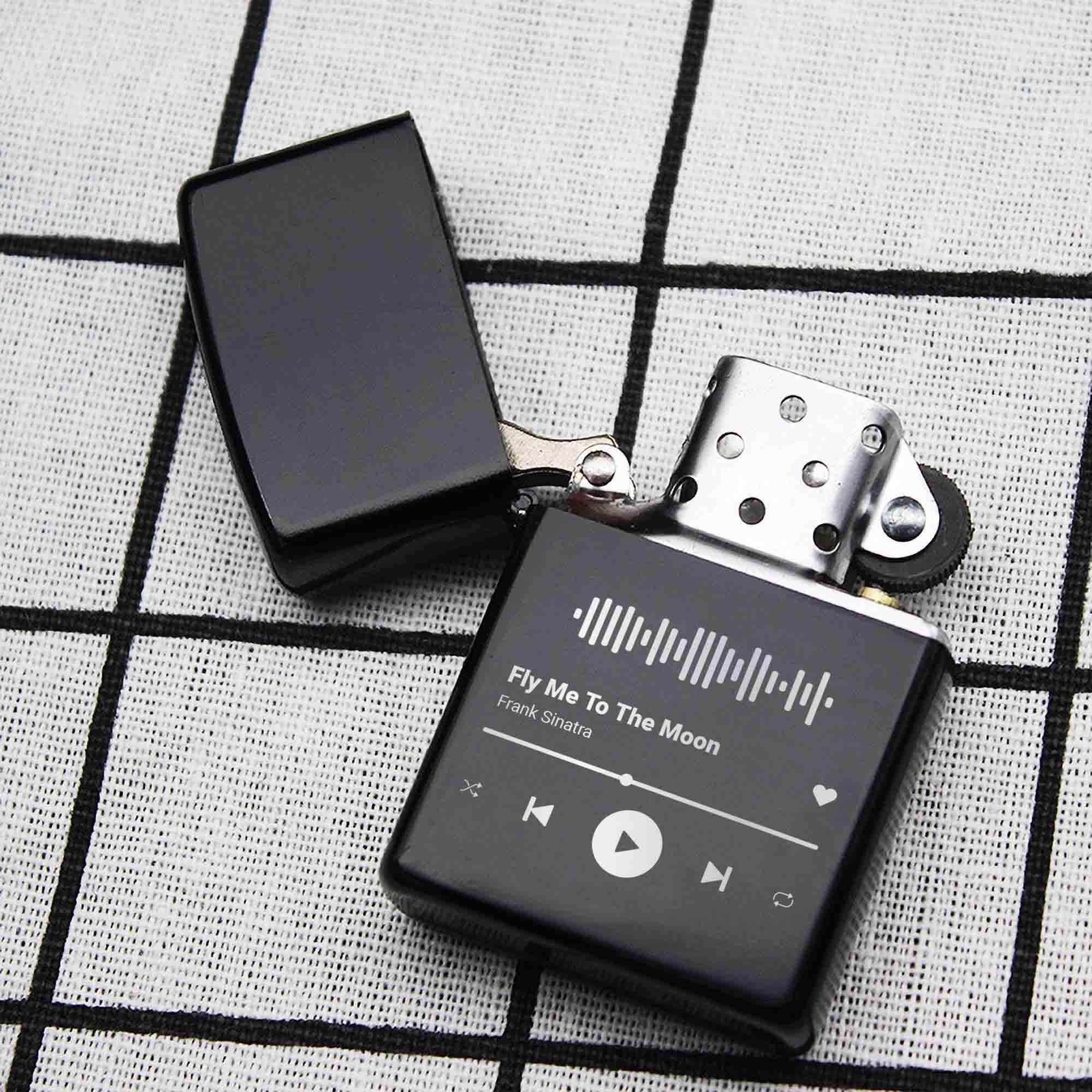 Personalized Song Code Lighter, Scannable Song Code Lighter