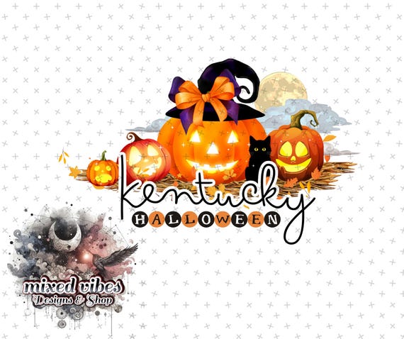 Kentucky Fall PNG: Halloween Shirt Design (Digital Download)
