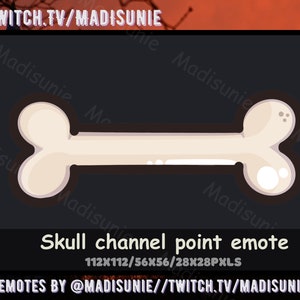 Bone Channel Point Twitch Emote