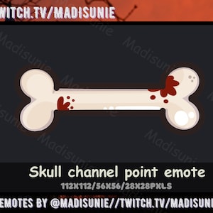 Blood Bone Channel Point Twitch Emote