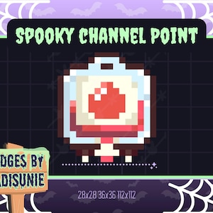 Halloween Emotes for Twitch/Discord/Youtube  | Halloween channel point |Spooky Twitch| Pixel emotes/badges|Twitch Pixel Kawaii/Horror,needle