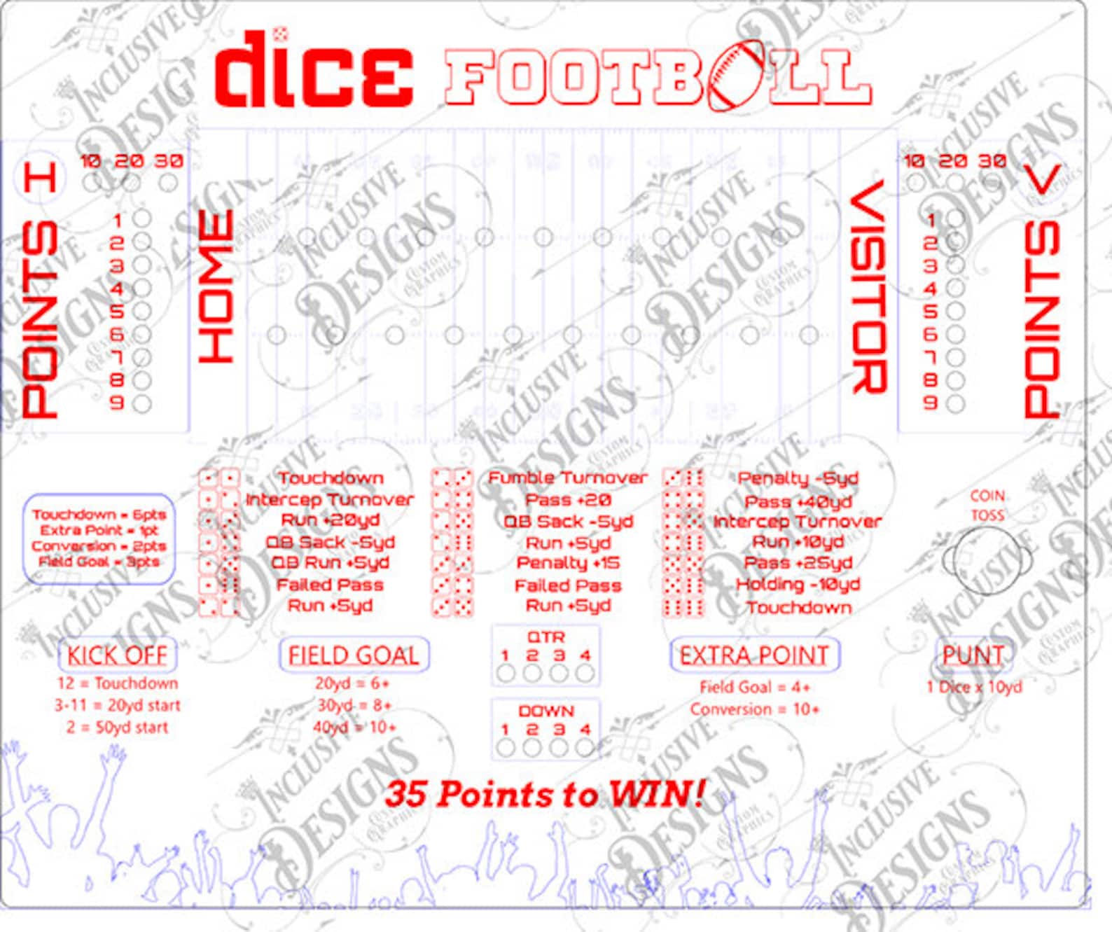 SVG Dice Football Svg File Laser Cut File File Etsy