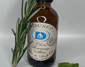 Clove,Rosemary, Mint Hair Growth Oil