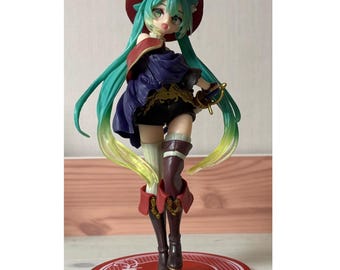 Kawaii Anime Figure Hatsune Miku Cat Girl Warrior Model Vocaloid Idol