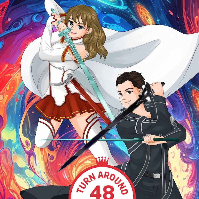 Sword art online illustration - Etsy.de