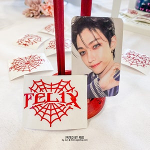 STREUNENDE KINDER AUFKLEBER Maniac Name Nachimbong Leuchtstab Kpop Aufkleber Skz Deko