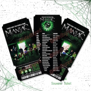 STRAYKIDS MANIAC TICKET Merch physisches Merch Kpop Geschenk World Tour Merchandise Konzert Fan