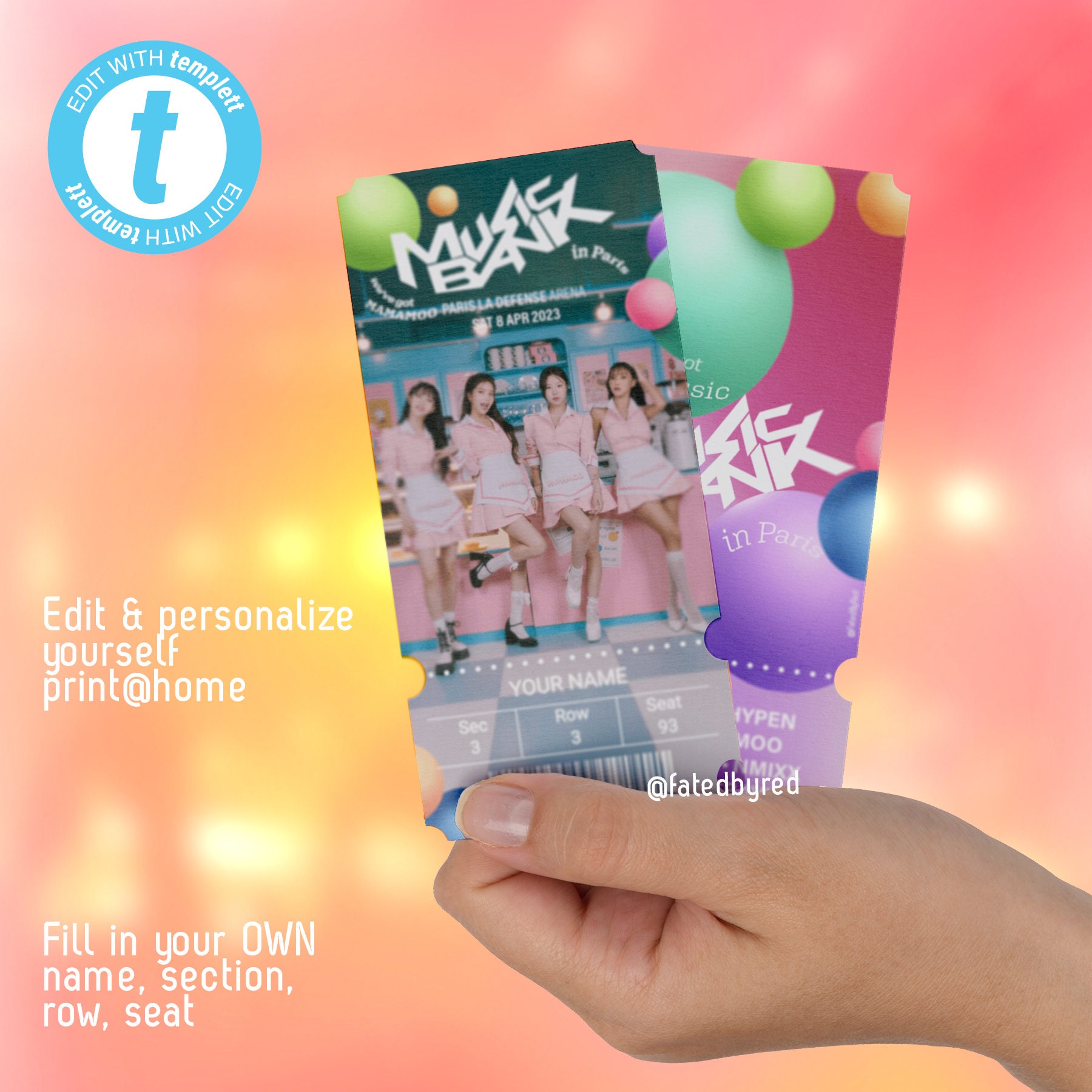 SKZ デジタルチケット MUSICBANK enhypen mamamoo p1harmony the boyz