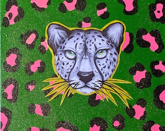 Leopard Tier Archetypie Malerei