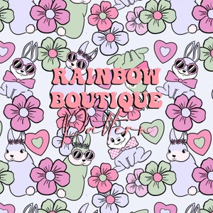 Seamless pattern Girl, Retro seamless pattern, 70s seamless pattern, surface pattern design, seamless file camper van, hippie van pattern