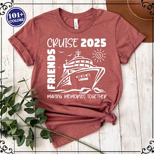 Friends Cruise Shirt, Cruise Shirt, Custom Cruise Shirt, Girls Trip Shirt, Cruise Shirt With Names, Cruise Vacation Tee,Friends Vacation Tee