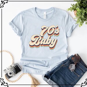 70&#39;s Baby 50th Birthday Shirt: Retro Party Tee