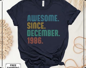 Since 1986 Birthday Shirt, Custom 40th Gift, Birthday Girl Tshirt