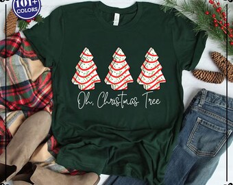 Christmas Tree Cake Shirt: Holiday Baking Crewneck