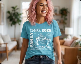 Custom Family Cruise 2026 Shirt, Personalized Vacation Tee, Cruise Crew Tshirt