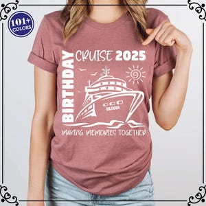 Birthday Cruise Shirt, Cruise Shirt, Birthday Trip Shirt, Cruise Shirts With Names, Birthday Trip Squad Shirt, Cruise Crew Shirt, Girls Trip