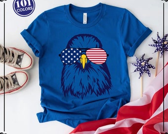 Patriotic Eagle T-Shirt: 4th of July America Shirt