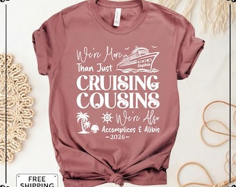 Cousin Cruise Shirt, Matching Family Vacation Tee, Cruising Cousins Tshirts