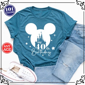 My 40th Birthday Shirt, Disney Birthday Shirt, 40th Birthday Shirt, Disney Trip Shirt, Disney Tees, Disney Birthday Boy Shirt, Birthday Gift